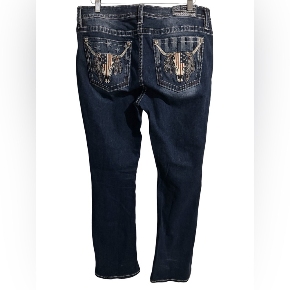 Miss Me Dark Blue Boot Cut Jeans